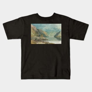 Hirzenach, Germany by J M W Turner 1817 Kids T-Shirt